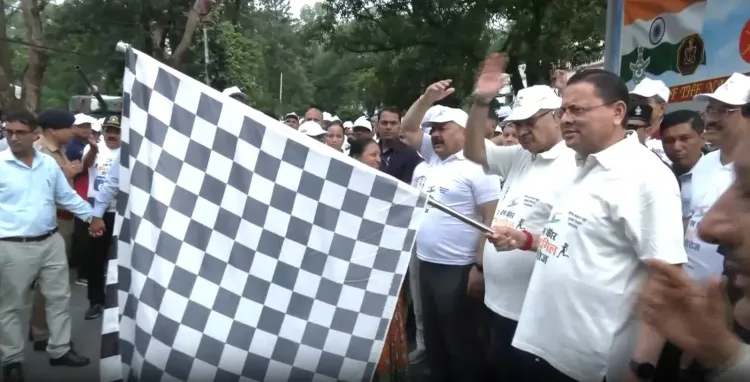 कारगिल विजय दिवस से पहले देहरादून में 'रन फॉर कारगिल हीरोज' मैराथन, CM धामी ने शहीदों को दी श्रद्धांजलि