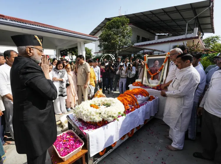 उपराष्ट्रपति सीपी राधाकृष्णन ने देहरादून में पूर्व सीएम खंडूरी को दी अंतिम श्रद्धांजलि