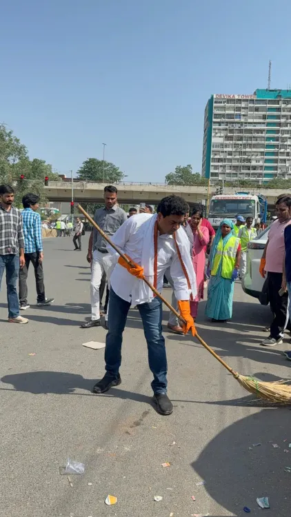 Delhi BJP marks Modi's 12-year tenure with Yamuna, city cleanliness drives