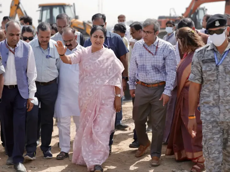 Delhi CM Rekha Gupta inspects Okhla landfill: '70 lakh MT cleared, park coming'