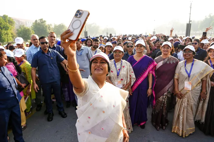 Delhi's CM Rekha Gupta Champions Women’s Empowerment at Shakti Walk on International Women’s Day