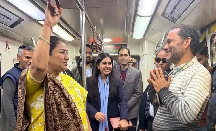 Is Delhi CM Rekha Gupta Setting a New Standard by Using Metro?