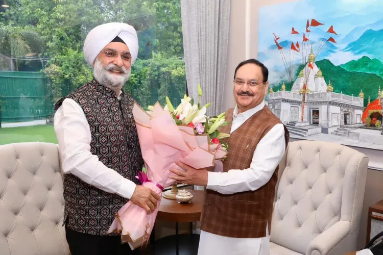 Delhi L-G T.S. Sandhu meets JP Nadda, reviews Ayushman Arogya Mandirs