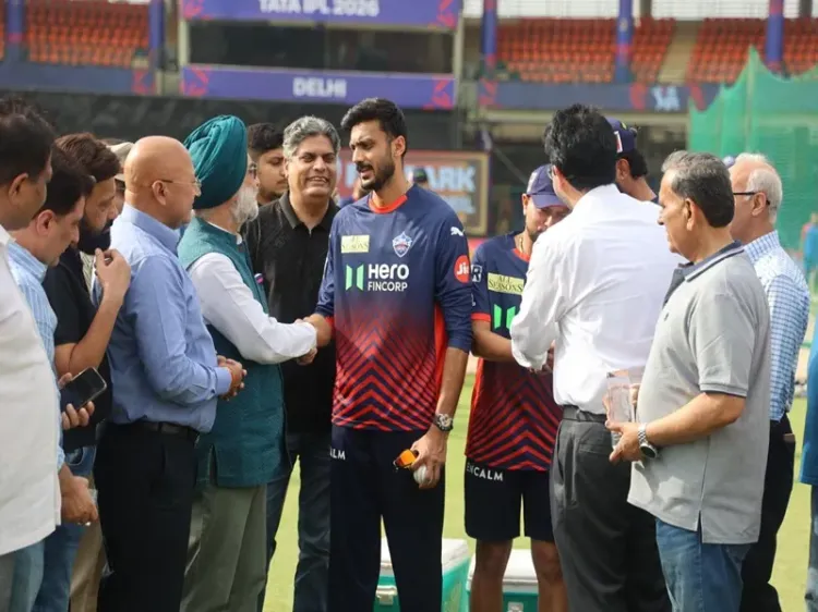 Delhi L-G T.S Sandhu Inspects IPL Match Preparations at Arun Jaitley Stadium