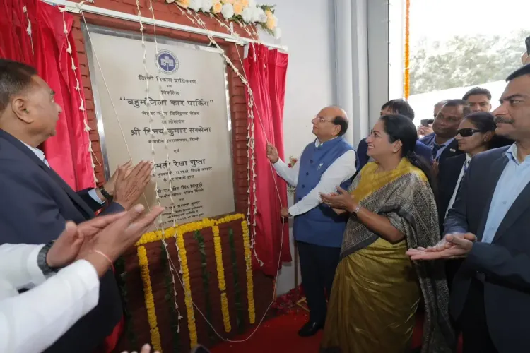 Have Delhi LG and CM Unveiled a Modern Multi-Level Car Parking at Nehru Place?