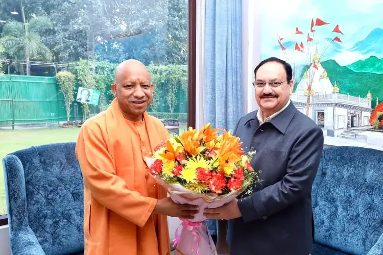 क्या योगी आदित्यनाथ ने जेपी नड्डा और नितिन नबीन से मुलाकात की?