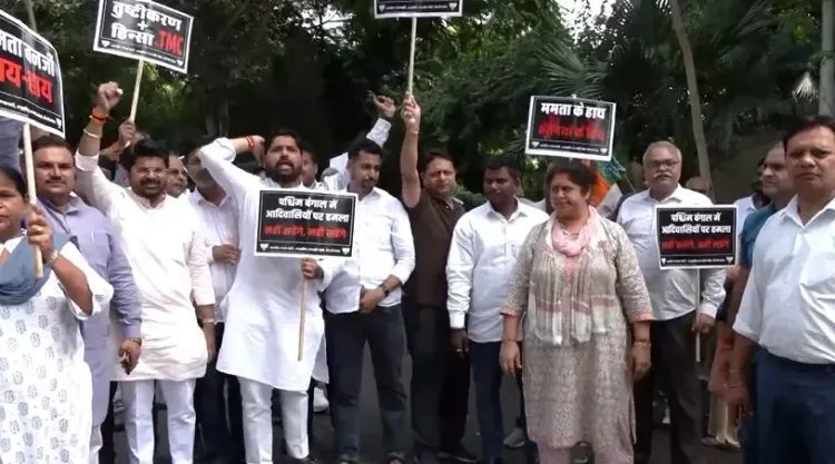 क्या भाजपा अल्पसंख्यक मोर्चा ने ममता बनर्जी के खिलाफ प्रदर्शन किया?