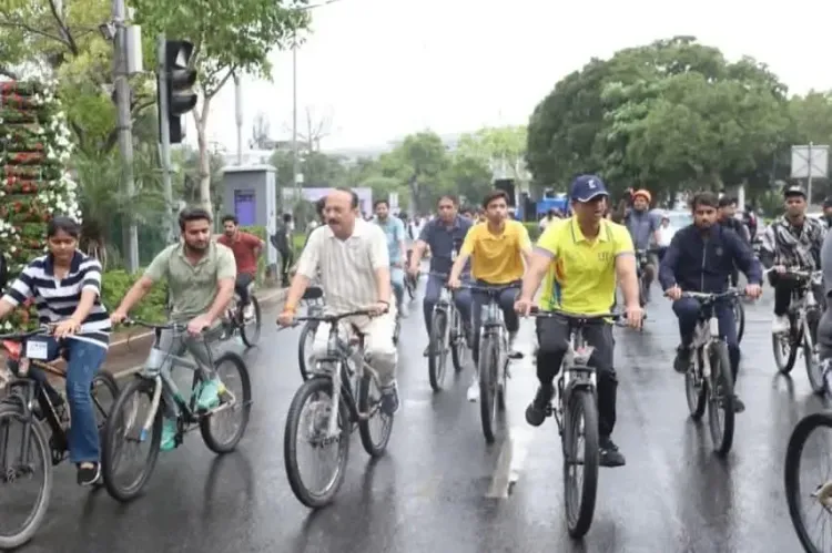Delhi's Ashish Sood Champions 'Sundays on Cycles' at Connaught Place