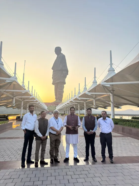 Did Delhi Minister Kapil Mishra Attend Bharat Parv 2025 at the Statue of Unity?