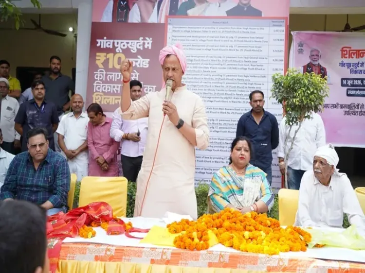 Delhi minister launches ₹10 crore projects in Pooth Khurd for roads, drains