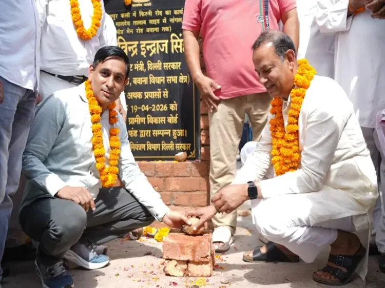 Delhi's Commitment to Development: Ravinder Indraj Singh Unveils Phirni Road