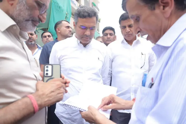 Delhi PWD Minister inspects Chhatarpur waterlogging, new RCC drain planned