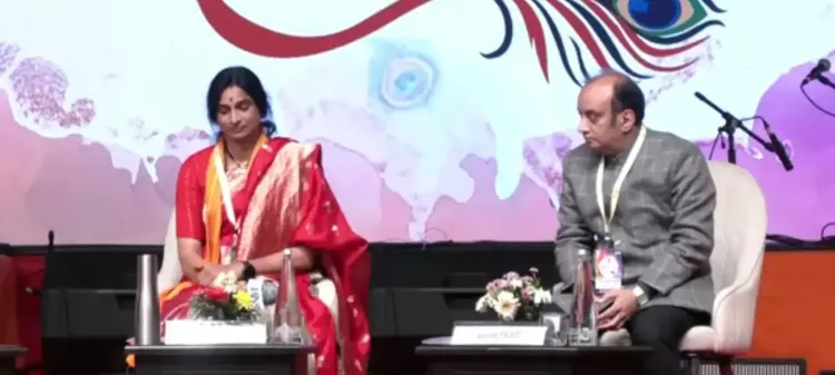 क्या दिल्ली में शब्दोत्सव 2026 में माधवी लता ने महत्वपूर्ण बातें कहीं?