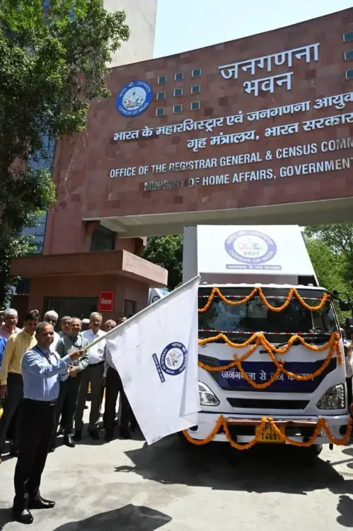 Census 2027: Six awareness vans flagged off in Delhi for HLO outreach