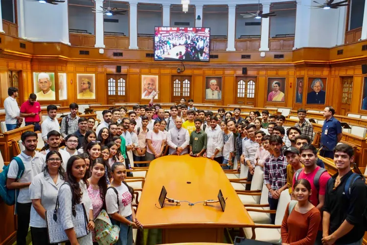 Delhi Speaker Vijender Gupta engages DU students in democracy drive at Vidhan Sabha