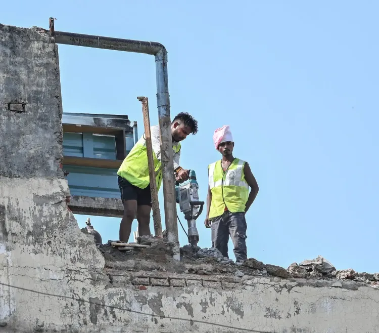 Delhi building collapse in Alipur: No casualties, workers safe