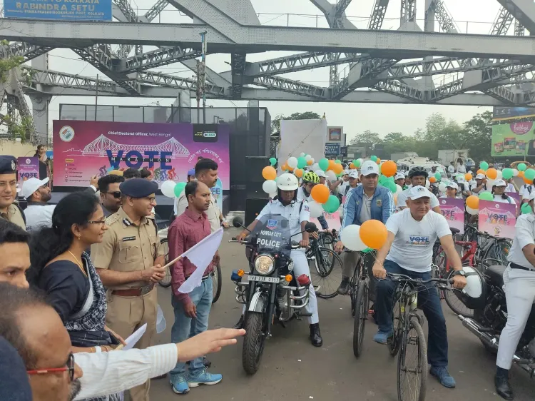DEO Howrah Enhances Voter Engagement in West Bengal with SVEEP Cyclothon