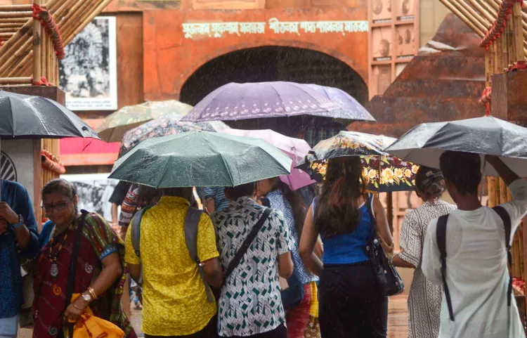 Will the Rain Dampen the Spirit of Durga Puja in Kolkata?