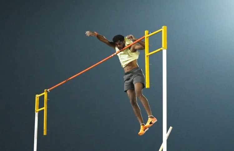 Dev Kumar Meena, Kuldeep Kumar vault to 5.45m national record in Ranchi