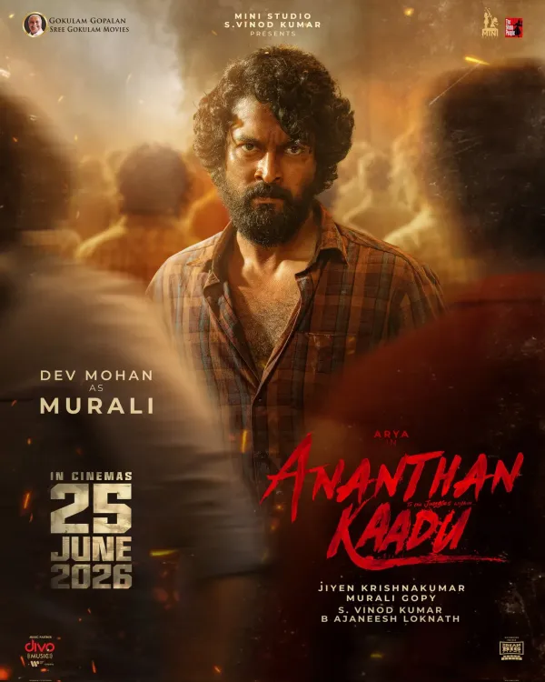 Dev Mohan as Murali: Ananthan Kaadu cast reveal ahead of June 25 release