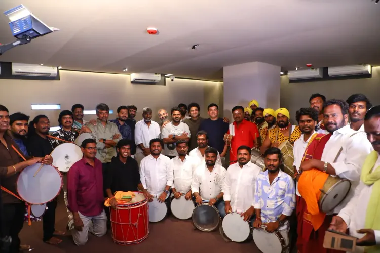 Devi Sri Prasad records Yellamma title song with 100 folk artistes across India