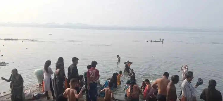 Celebrating Akshaya Tritiya: Devotees Unite at Ganga Ghats for Sacred Dips and Charity