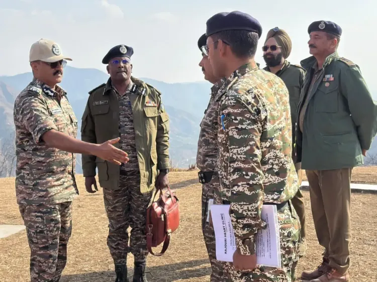 DG CRPF Visits the Rajouri District in J&K to Examine Security Measures