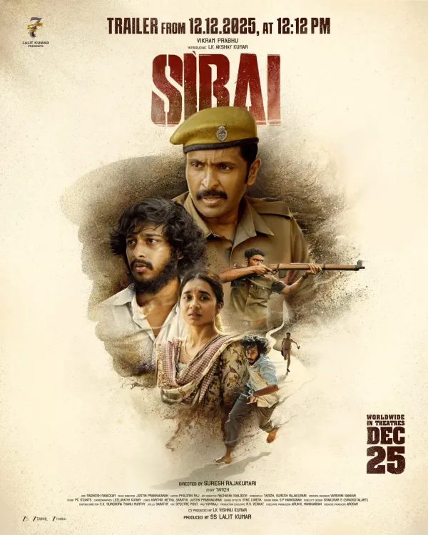 Dhanush launches gripping trailer of Vikram Prabhu, L K Akshay Kumar-starrer 'Sirai'