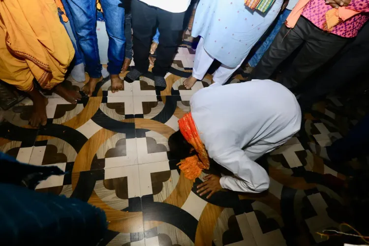 Dharmendra Pradhan Visits Samaleshwari Temple at Rengali