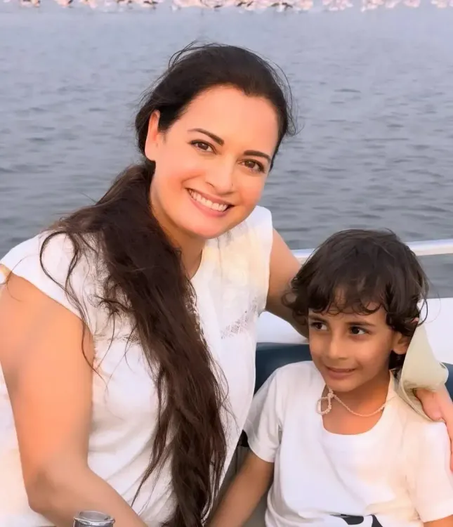 Dia Mirza's Son, Avyaan, Questions Mangrove Destruction Amid Flamingo Migration Awareness