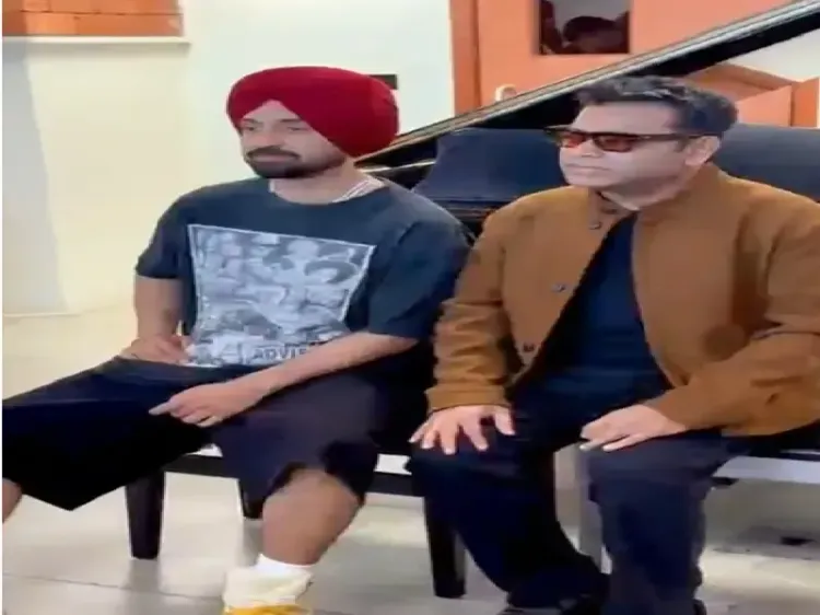 दिलजीत दोसांझ और एआर रहमान का नया संगीत प्रोजेक्ट, 'मैं वापस आऊंगा' में होगा धमाल