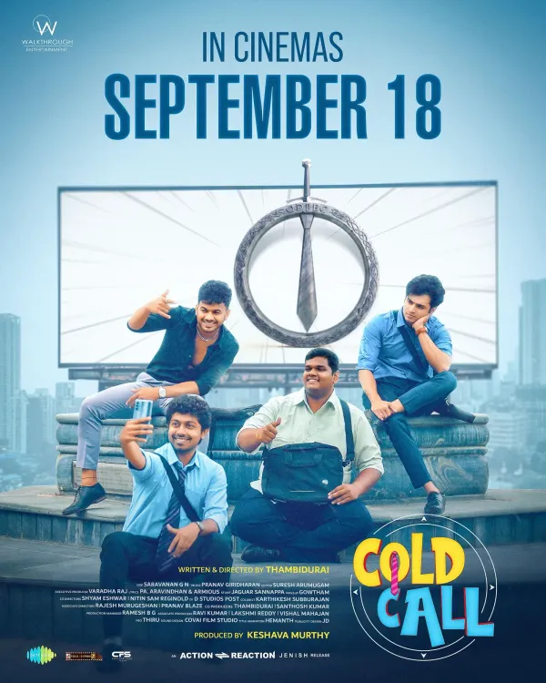 Cold Call Tamil film release date: Thambidurai's comedy set for September 18