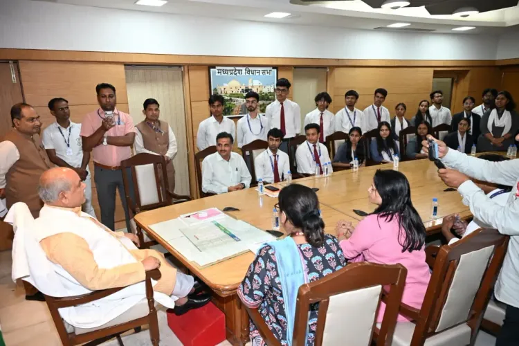 मध्य प्रदेश विधानसभा में दिव्यांग बच्चों का भ्रमण, अध्यक्ष तोमर की पहल पर मिला लोकतंत्र का सीधा अनुभव