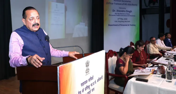 Dr. Jitendra Singh Addresses IAS 2024 Batch, Cites Record 41% Women
