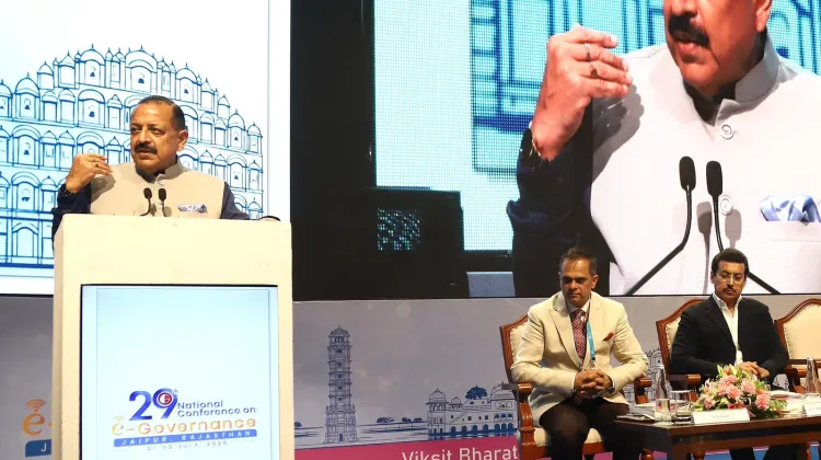 Dr. Jitendra Singh calls AI essential for governance at Jaipur e-Gov meet