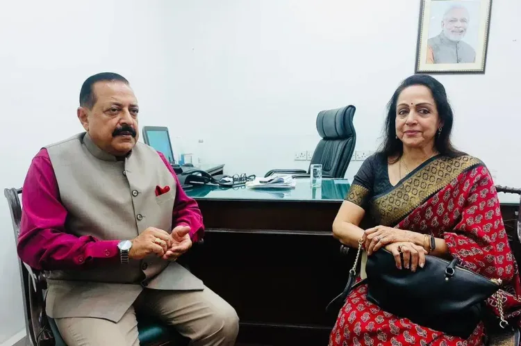 Dr. Jitendra Singh Greets MP Hema Malini on Birthday