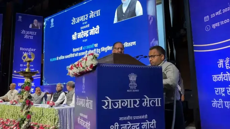 Dr. Jitendra Singh Highlights Divyang Appointee at Rozgar Mela