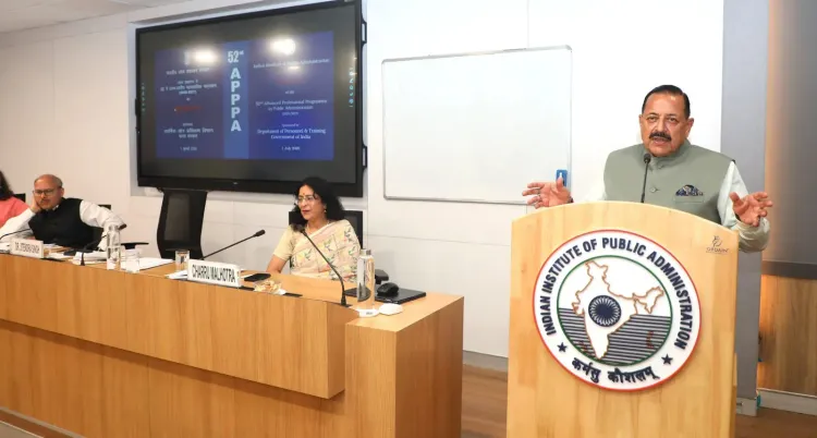 Dr. Jitendra Singh Inaugurates 52nd APPPA at IIPA New Delhi