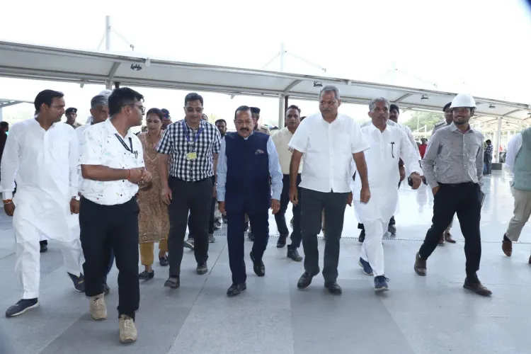 Dr. Jitendra Singh Inspects Chandigarh Station Under Amrit Bharat Scheme