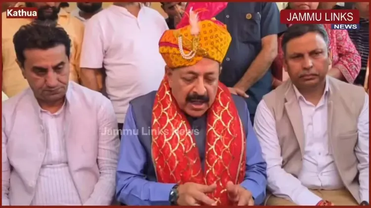 Dr. Jitendra Singh: Kathua to Get Corridor, Gas Line, Homeopathy College