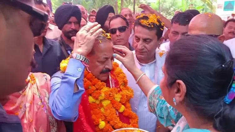 Dr. Jitendra Singh leads Pragati Path Yatra in Kathua