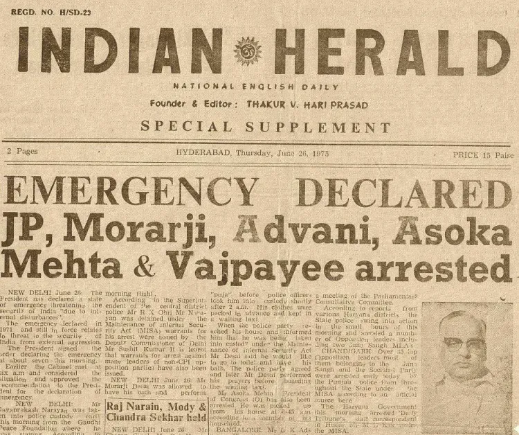 Dr. Jitendra Singh Marks 51st Anniversary of 1975 Emergency