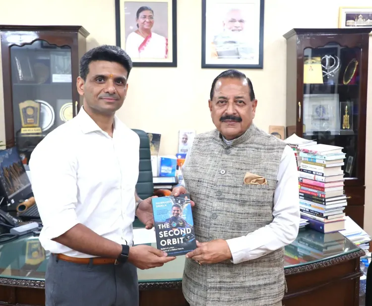 Dr. Jitendra Singh receives Ax-4 astronaut Shukla's memoir