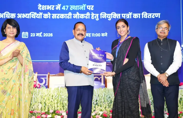 Dr. Jitendra Singh Shares Rozgar Mela Visuals from New Delhi