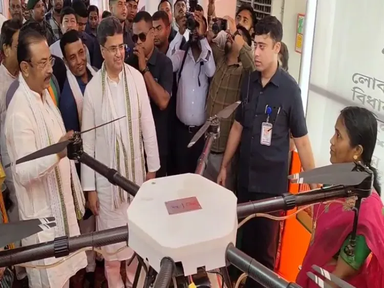 How are Drone Didis of Tripura Empowering Fields?