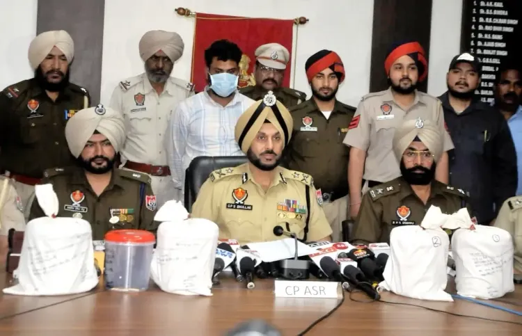 Major Drug Cartel Disrupted in Punjab, 8.08 kg Heroin Seized