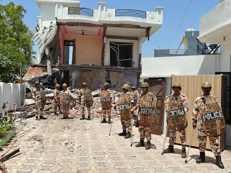 Jammu Police razes ₹4 crore drug peddler's properties in Miran Sahib