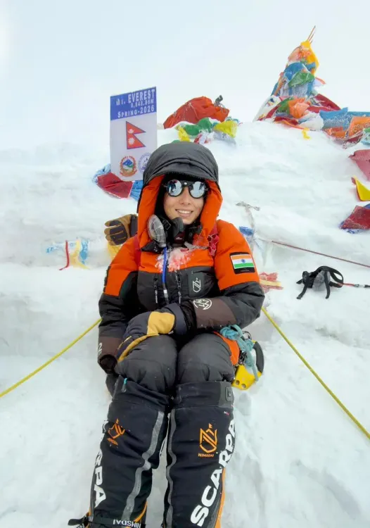 Shradha Gupta summits Mount Everest: Dubai banker scales world's highest peak