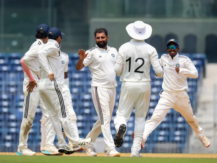 Duleep Trophy final: Shami, Mukesh put East Zone 466 ahead of South