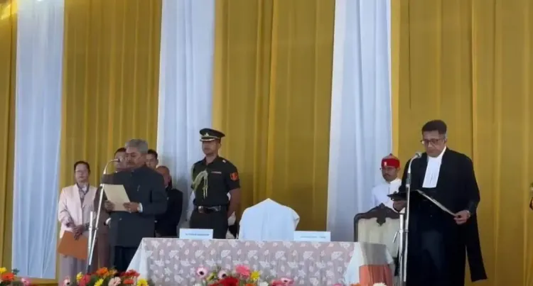 Dushyant Kumar Gautam sworn in as 21st Governor of Sikkim in Gangtok